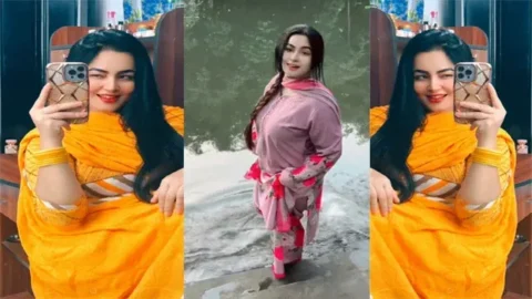 Beautiful Sexy Tiktoker Showing Her Tight Boobs Video Call