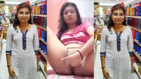 Desi Bhabhi Fingering Her Shaved Pussy While Husband Is Away