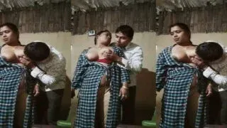 Garam chubby bhabhi ka devar se chuche chusne ka maza Sex Video