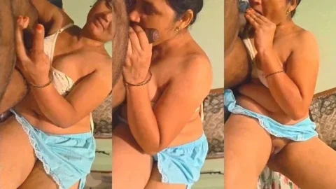 Leaked Desi Bhabhi Gives Sloppy Blowjob With Her Big Boobs Out
