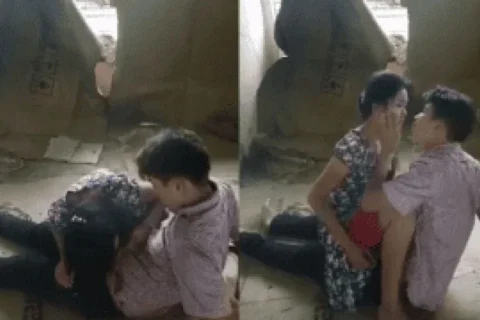 Horny Nepali Babe Dominates Lover in Abandoned Place