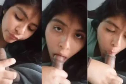 Sexy Assamese Babe Sucks and Strokes for Cum