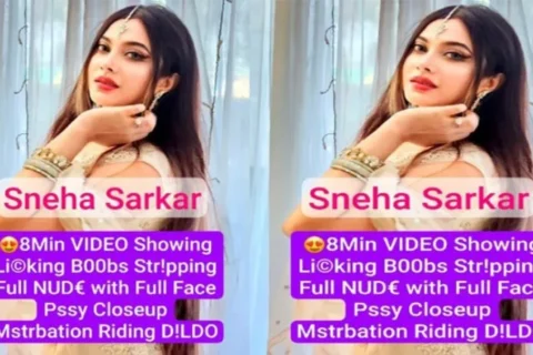 Sneha Sarkar Latest Premium Live Showing Licking Boobs