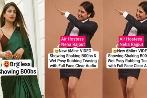 Beautiful Air Hostess NEHA RAJPUT New Premium Live