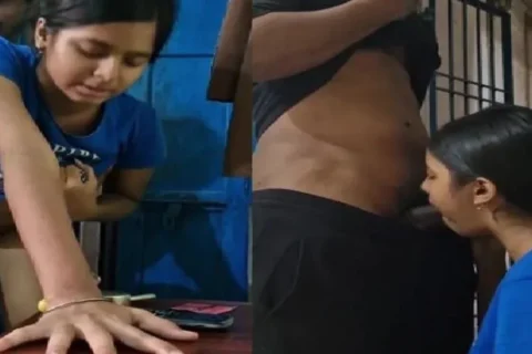 Village office girl Indian blowjob and viral sex