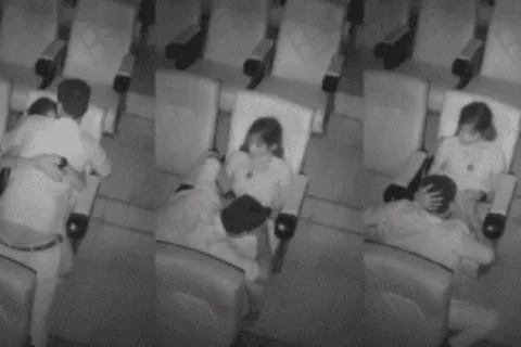 Naughty Desi Couple Caught Fucking in Empty Theatre on Hidden Cam