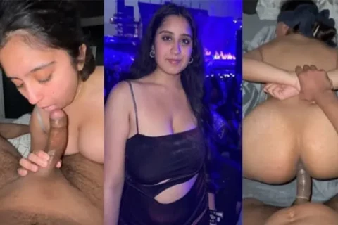 BigAss Sexy Indian Horny Gf Blowjob And Doggy Fuck With Moaning