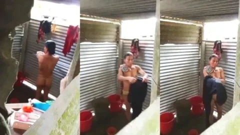 Leaked Desi Village Bhabhi Bathing Nude And Getting Fucked Hard