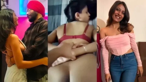 Leaked Desi GF Doggy Style Sex Tape with Big Round Ass