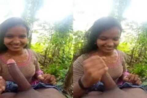 Horny girl gagging big dick in viral mallu sex