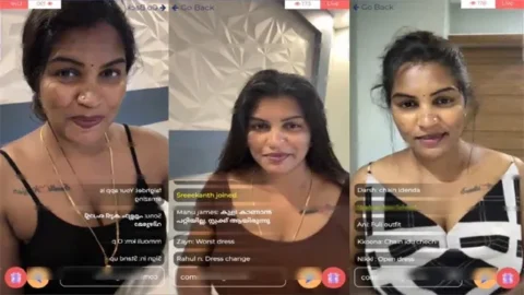 Mallu Makeup Artist Reshma Premium Live Show Video Watch Now