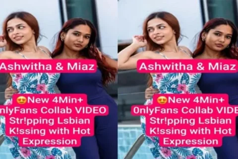 Ashwitha Miaz Most Requested OnlyFans Collab Stripping Lesbian