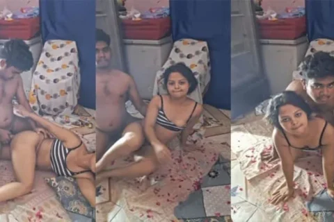 Newly Married Desi Couple Second Night Hardcore Fuck