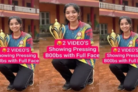Champion Girl Latest Viral Showing Pressing with Full Face