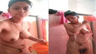 Hot desi girl secret nude bath for her boyfriend Sex Video