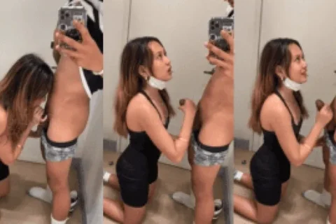 Sexy Nepali Girlfriend Gives Steamy Blowjob on Knees With A Loving Smile