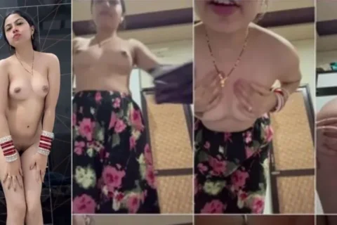 Beautiful Horny Punjabi Wife Showing Asshole