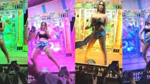 Leaked Desi MMS of Nisha Maharana Dancing with Her Huge Boobs Out