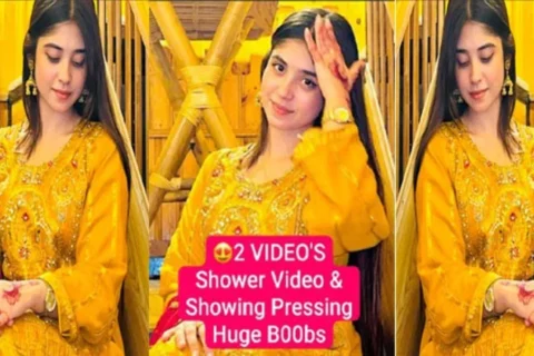 Beautiful Desi GF Most Exclusive Viral Showing Pressing Huge Boobs