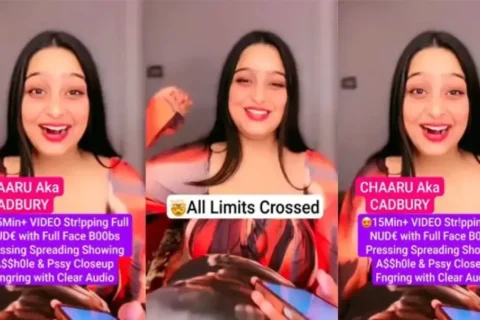 Chaaru aka Cadbury ka secret nude live viral ho gaya Sex Video