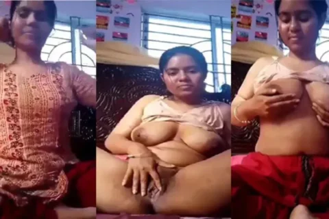 Horny Married Wife Showing Fingering