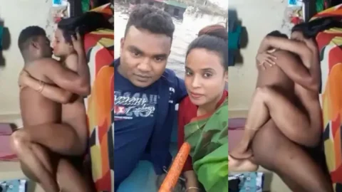Desi village couple full nude standing fuck video leaked online