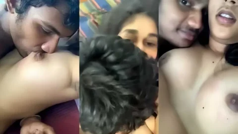 Horny Desi GF Gets Her Massive Boobs Sucked Hard and Takes Nudes