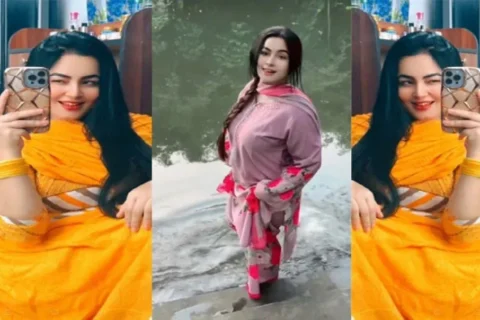 Beautiful Sexy Tiktoker Showing Her Tight Boobs Video
