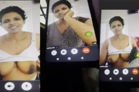 Tamil Teacher Showing On Call Clear Talk Video