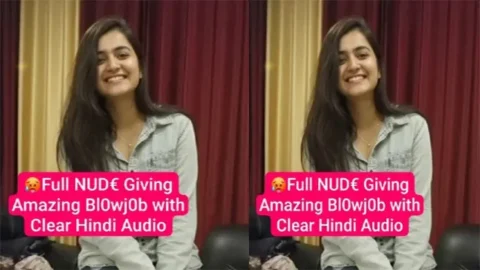 Desi Girl New Latest Viral Nude Giving Amazing Blowjob To Her Boyfriend Mms Video