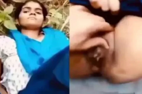 Indian outdoor xxx girl pussy fuck in jungle