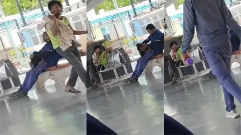 Crazy Guy Getting Blowjob In Railway Station In Public Capchar Viral Mms Video