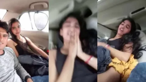 Desi GF Naked Tits Exposed Leaked Car Sex Video