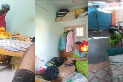 Son Manipulated Aunty to Oil Massage Dick Full Tamil Audio Sex Video XXX
