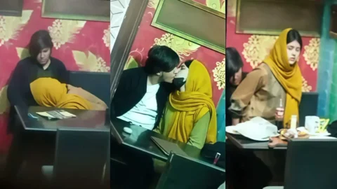 Leaked Desi GF Sucks Cock And Fucked In A Risky Restaurant Booth