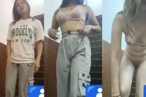 Horny Punjabi Girl Striptease Video Call Par Boyfriend Sath