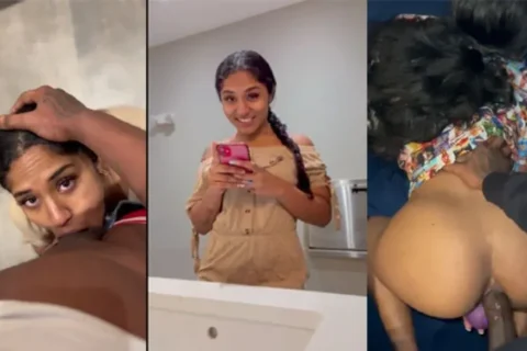 Ind NRI Girl Interracial Blowjob Fucking Hard Anal With Her Boyfriend