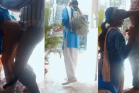Cum Thirsty College Girl Bunks Class For Maths Professor s Cock