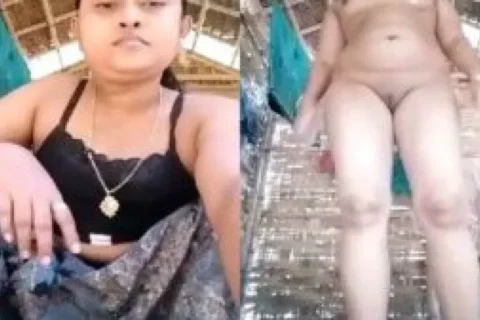 Desi Village Bhabhi making video for lover
