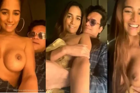 Poonam Pandey OnlyFans Live Full NUDE Pussy Rubbing gets Grabbed by her Husband from behind