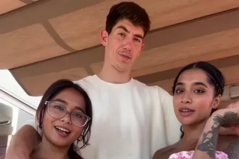 Mia Z And Yasmina Khan Uncensored Nude Threesome Sharing Boyfriend s Super Huge Cock Fucks Like A Hungry Sluts