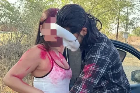 Jaslin plays Holi with a young 18 year old stranger and gets her wet pussy fucked hard Sex Video