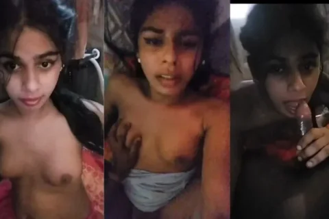 Horny Slim Desi Girl Blowjob And Fucked By Boyfriend Merged Clips.