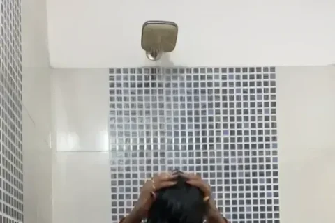 Curvy Desi Bhabhi Leaked Shower Video Soaping Nipples Teasing Her Big Boobs Sex Video
