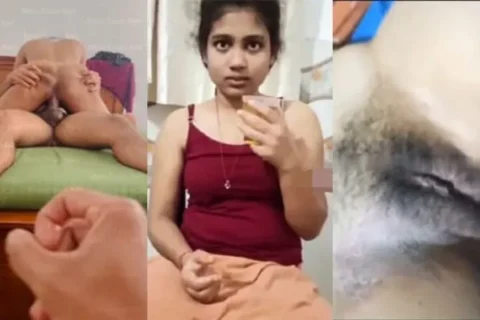 Desi GF Drinking Pussy Fuck Threesome Two Friend