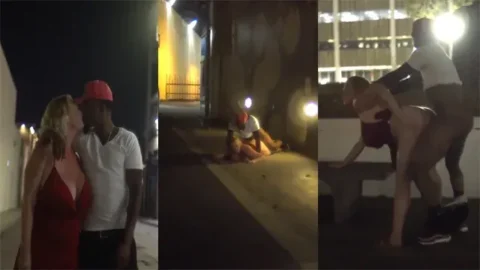 Blonde Milf Fucked in Public by Rizz after Meeting Her at the Club Girls Sex