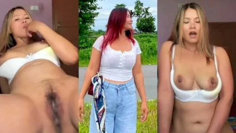 Horny Nepali Girl Nude Teasing Her Wet Pussy and Begging to Get Fucked