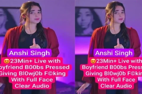 Anshi Singh Deep Throat Blowjob Fucking Shower with Full Face Clear Audio