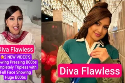 Diva Flawlwss Nude For First Time Topless with Full Face Video