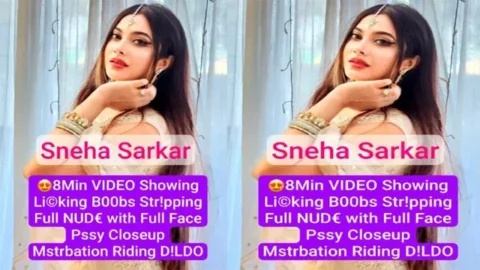 Sneha Sarkar Latest Premium Live Showing Liucking Boobs